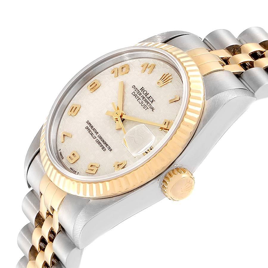 Women's Rolex Datejust Midsize 31 Steel Yellow Gold Ladies Watch 68273