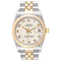 Rolex Datejust Midsize 31 Steel Yellow Gold Ladies Watch 68273