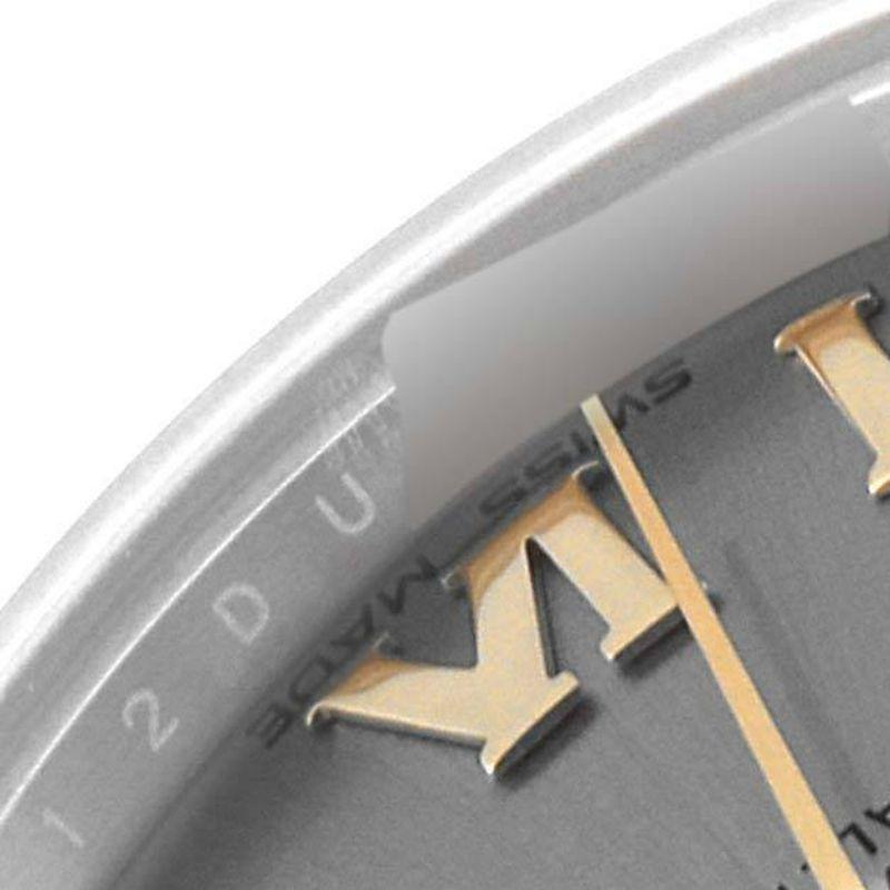 Rolex Datejust Midsize 31 Stahl Gelbgold Schiefer Zifferblatt Damenuhr 178273 3