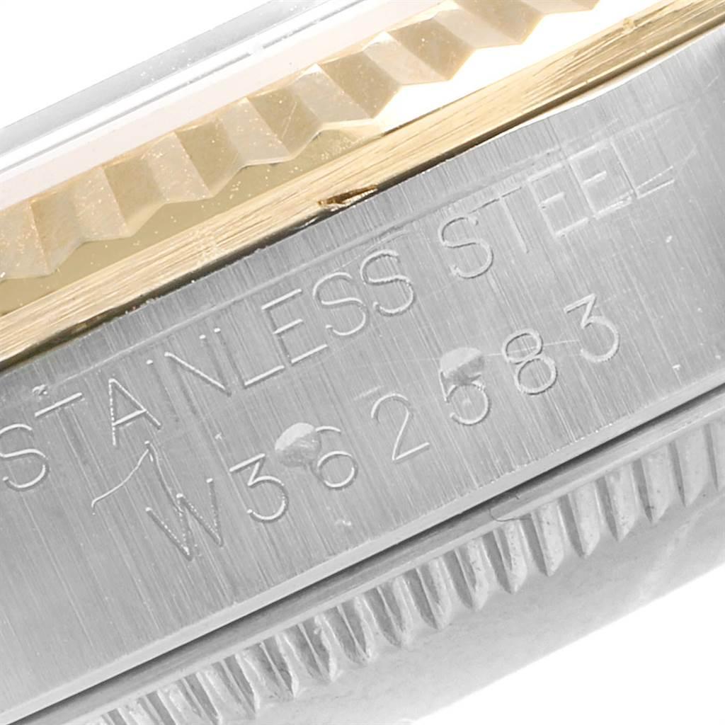 Rolex Datejust Midsize 31 Steel Yellow Gold Vignette Diamond Watch 68273 For Sale 4