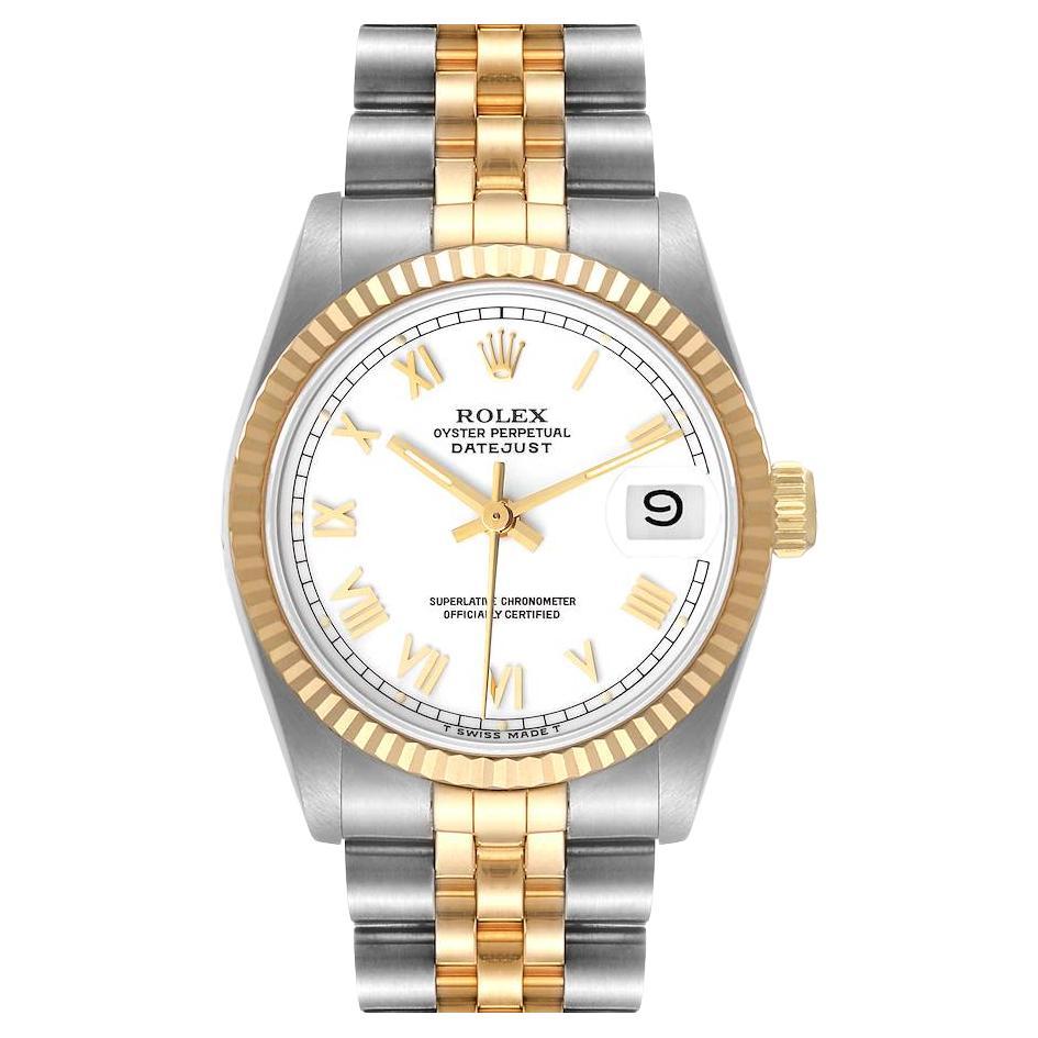 Rolex Yellow Gold Midsize Datejust Retailed by Tiffany and Co at 1stDibs