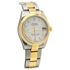 Rolex Datejust Midsize 31mm 178243 MOP Roman 18K Gelbgold Stahl Box Papier