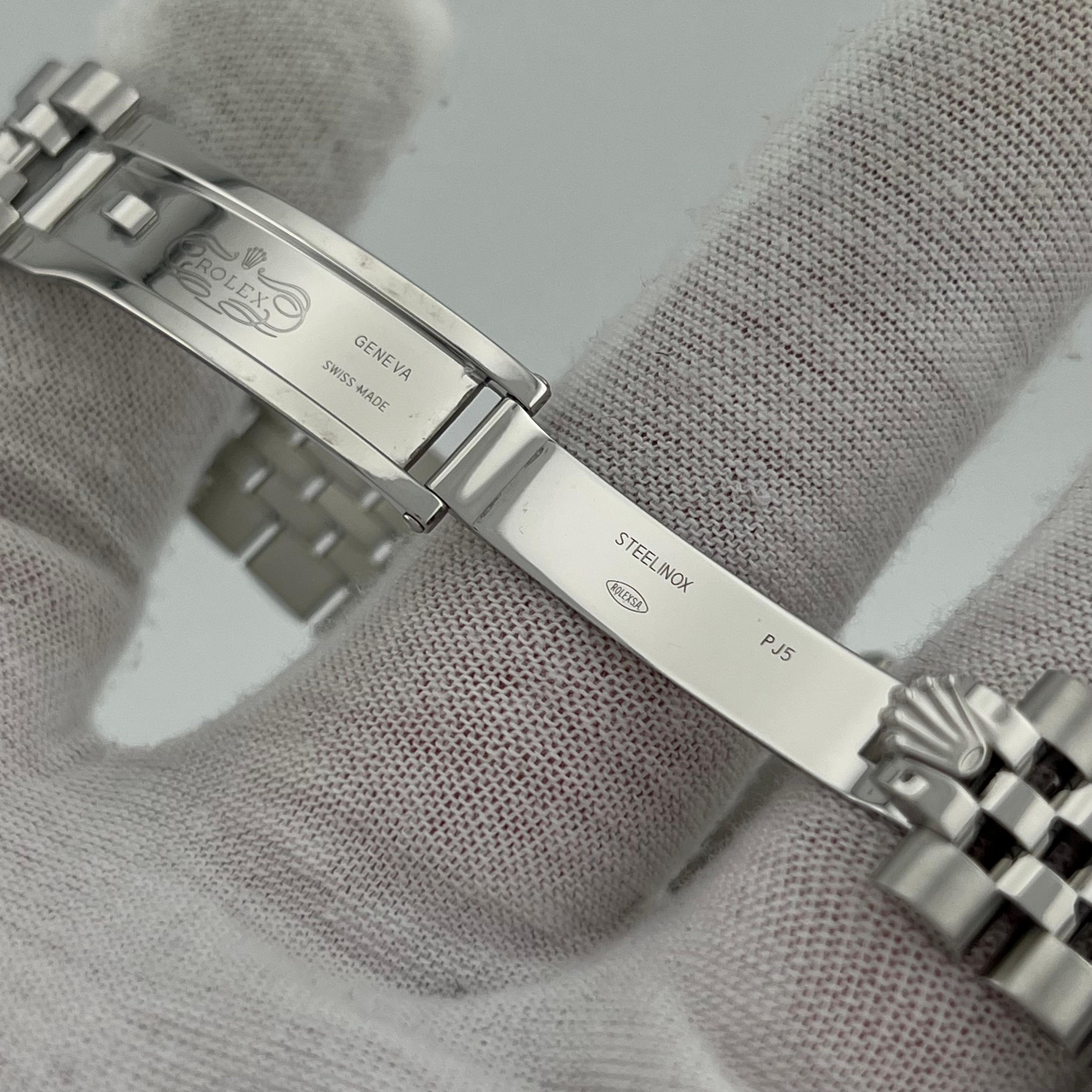 Rolex Datejust Midsize 31mm 178274 Silber römischen Stahl 18k Gold Lünette Box Papier 5