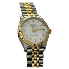 Rolex Datejust Midsize 31mm 278273 Whiting Oro Giallo 18K Acciaio Box Paper