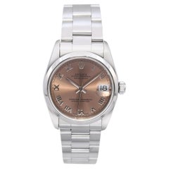 Rolex Datejust Midsize 31mm Salmon Dial Automatic Watch Ref 78240