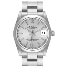 Rolex Datejust Midsize Silver Dial Steel Ladies Watch 68240