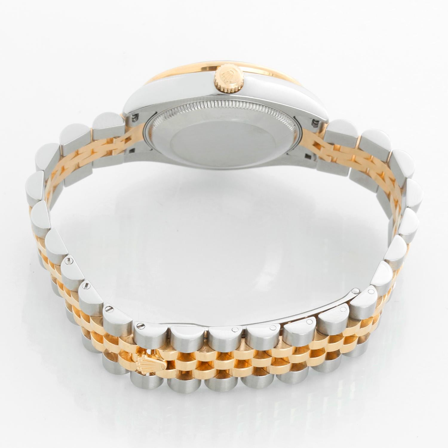 da uomo o donna Rolex Datejust Midsize 31mm Acciaio e Oro Lunetta con Diamanti 178383 in vendita