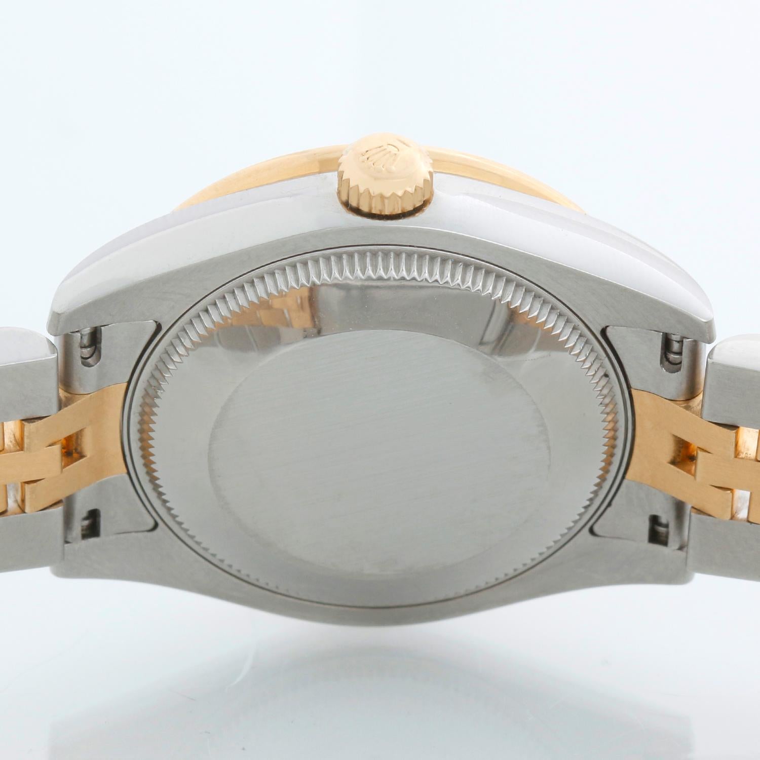 Rolex Datejust Midsize 31mm Acciaio e Oro Lunetta con Diamanti 178383 in vendita 1