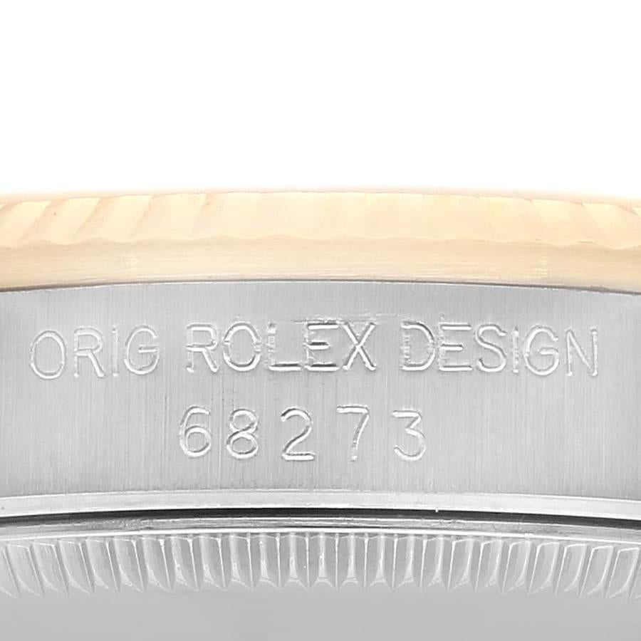 Rolex Datejust Midsize 31mm Stahl Gelbgold Champagner Zifferblatt Damenuhr 68273 3