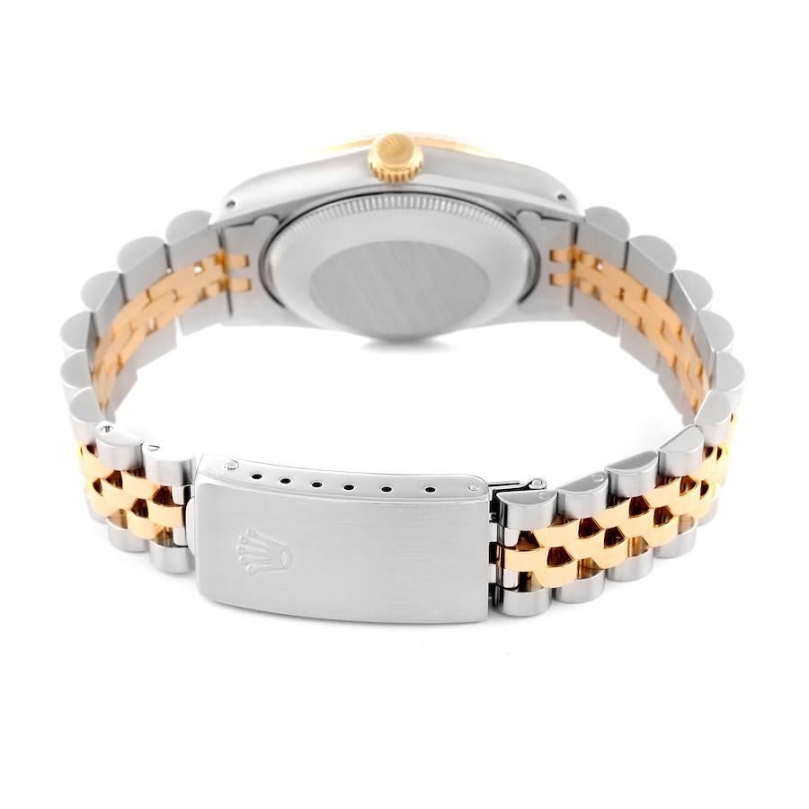 Rolex Datejust Midsize 31mm Stahl Gelbgold Champagner Zifferblatt Damenuhr 68273 6