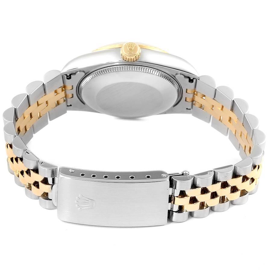 Rolex Datejust Midsize Steel Yellow Gold Diamond Ladies Watch 68273 5