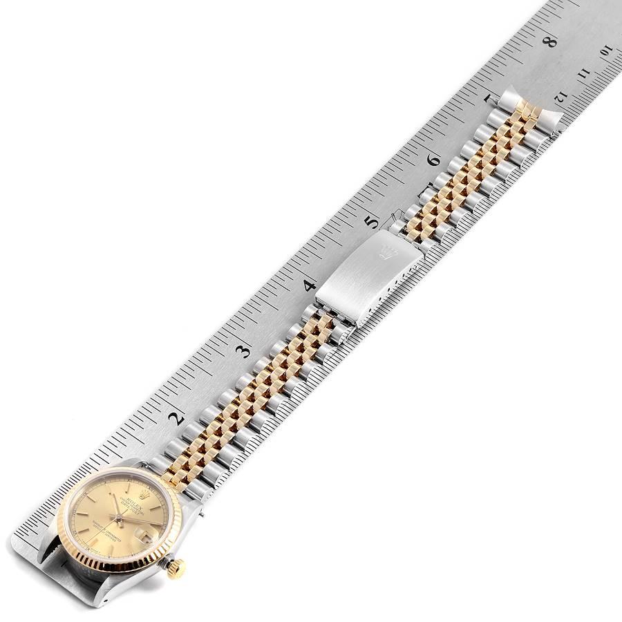 Rolex Datejust Midsize Steel Yellow Gold Ladies Watch 68273 Box For Sale 6