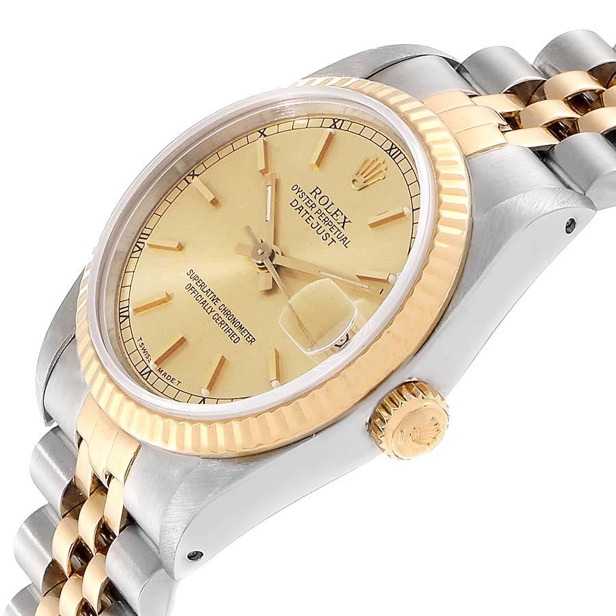 Rolex Datejust Midsize Steel Yellow Gold Ladies Watch 68273 Box For Sale 1