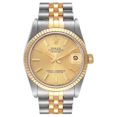 Rolex Datejust Midsize Damenuhr aus Stahl und Gelbgold 68273