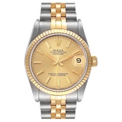 Rolex Datejust Midsize Steel Yellow Gold Ladies Watch 68273