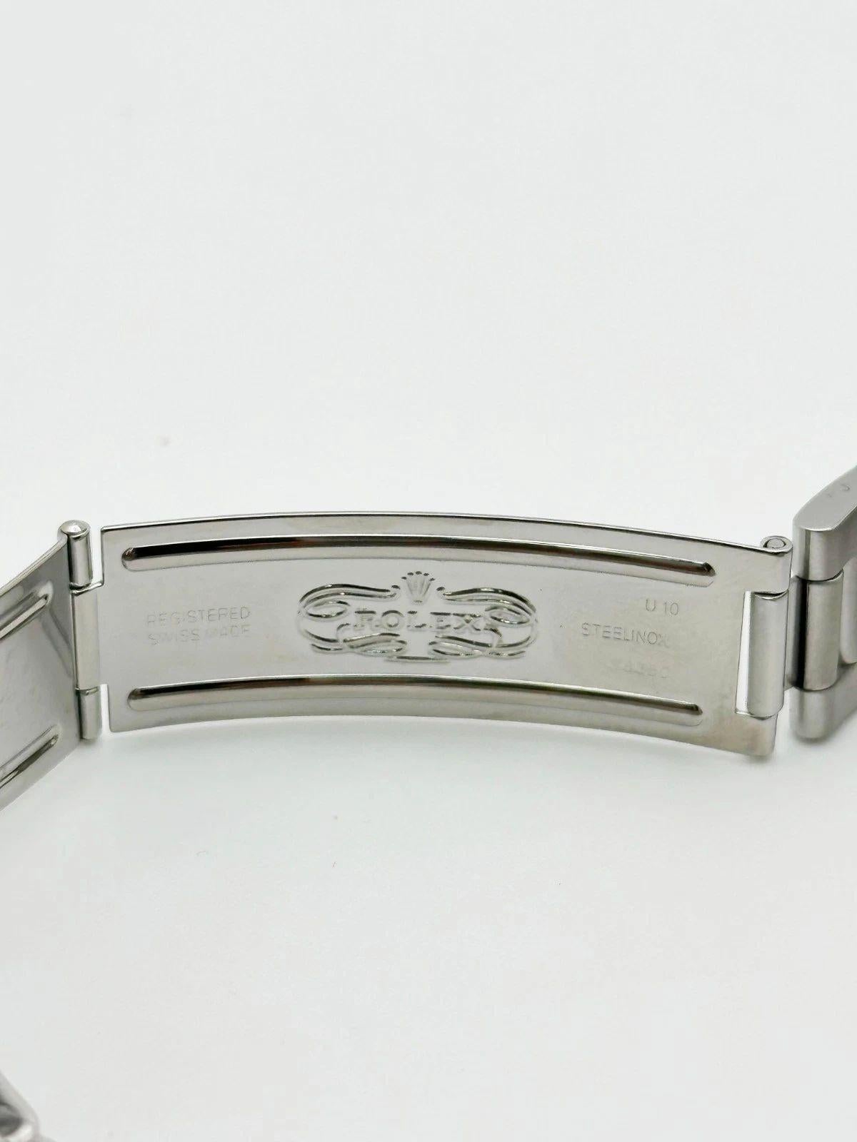 Rolex Datejust Midsize 68240 31mm weißes römisches Zifferblatt Edelstahl im Angebot 4