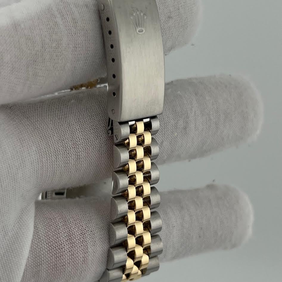 Rolex Datejust Midsize 68273 31mm Quadrante Giubileo Avorio Oro Giallo 18k Steele in vendita 2