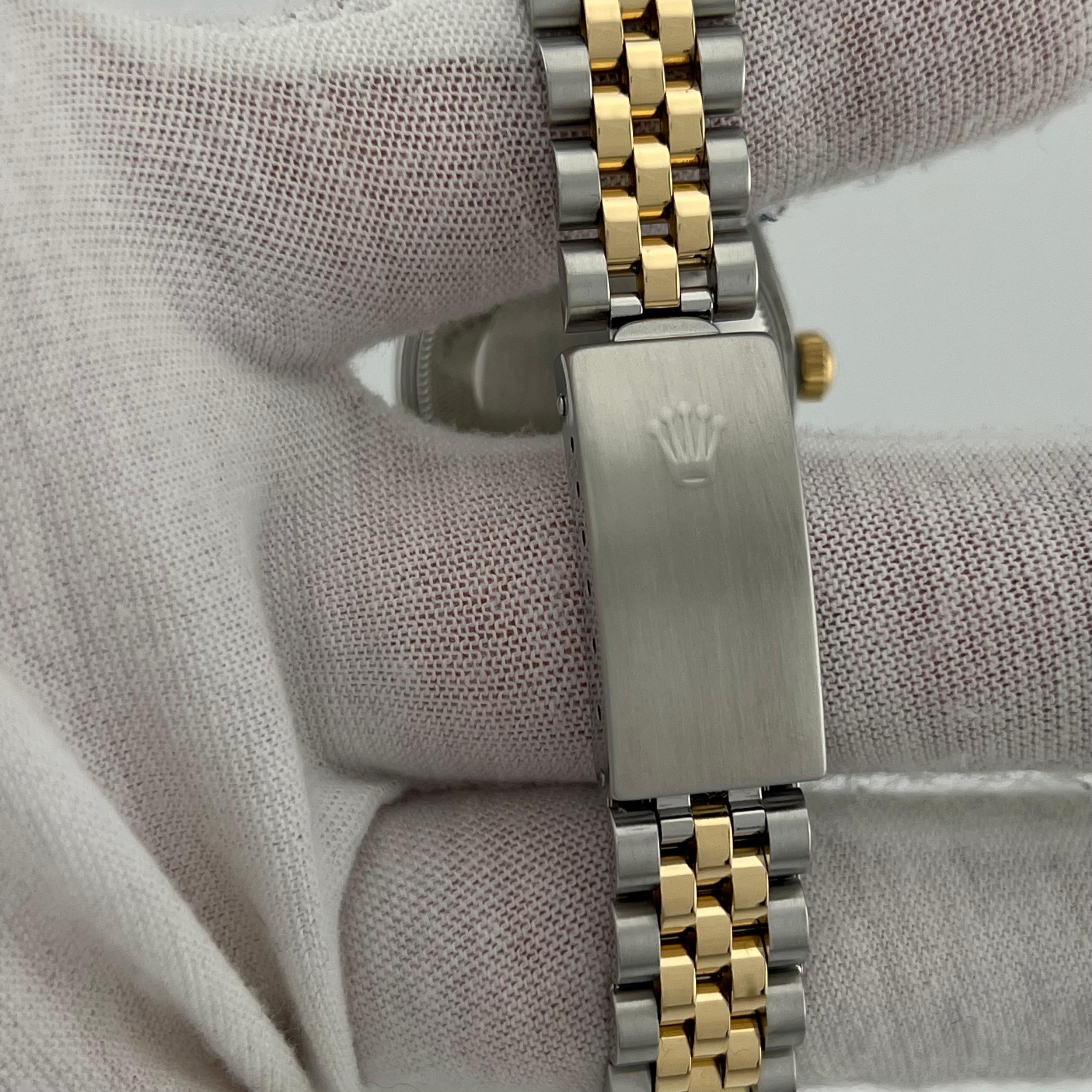Rolex Datejust Midsize 68273 MOP Diamant-Zifferblatt 18K Gelbgold Edelstahl 31mm 3