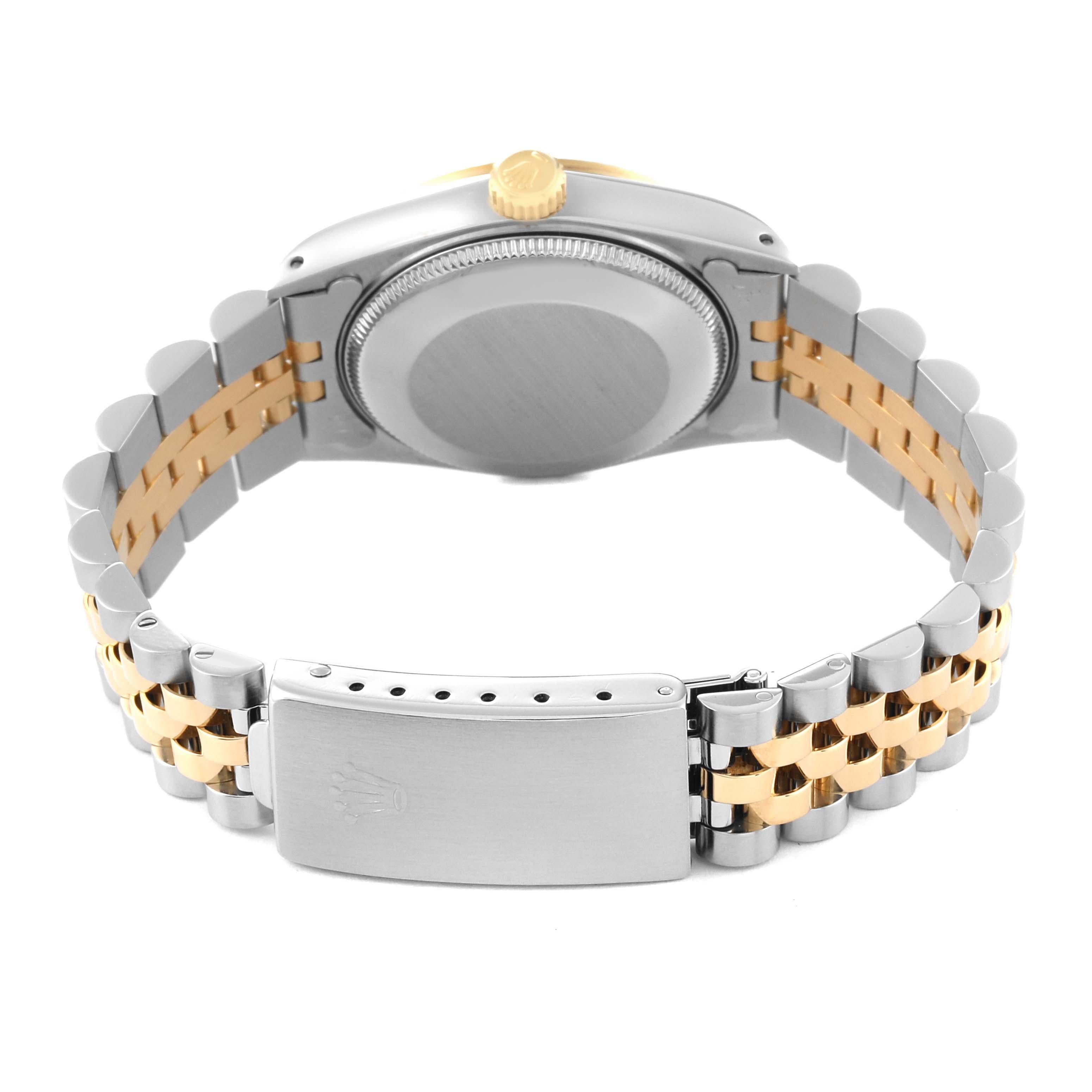 Rolex Datejust Midsize Diamond Dial Steel Yellow Gold Ladies Watch 68273 3