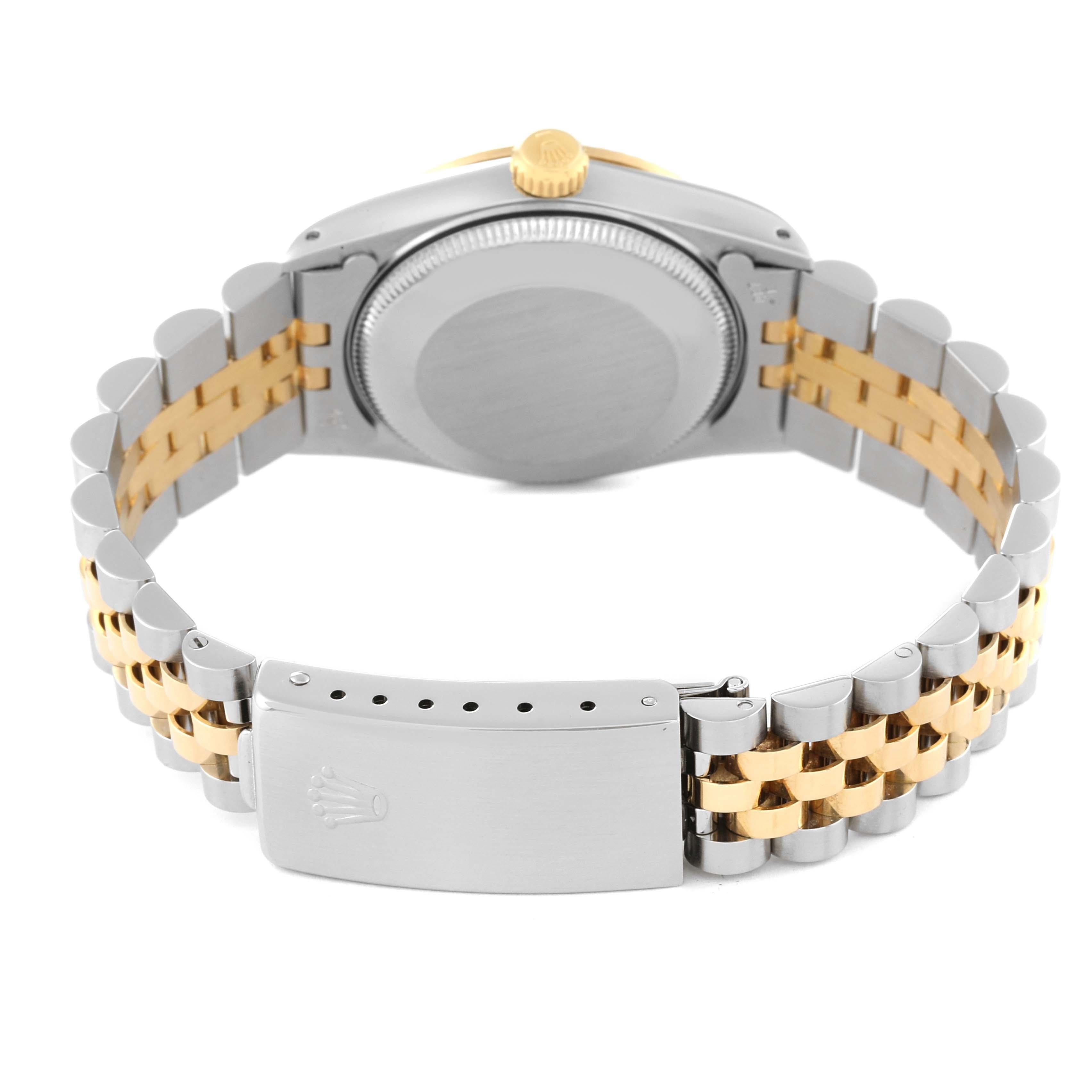 Rolex Datejust Midsize Diamond Dial Steel Yellow Gold Ladies Watch 68273 5
