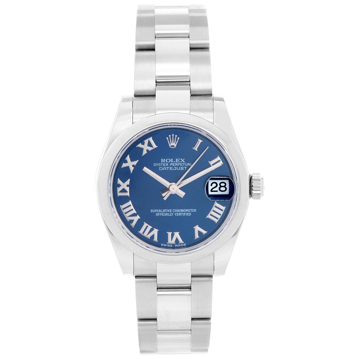 Rolex Datejust Midsize Ladies Steel Watch 178240