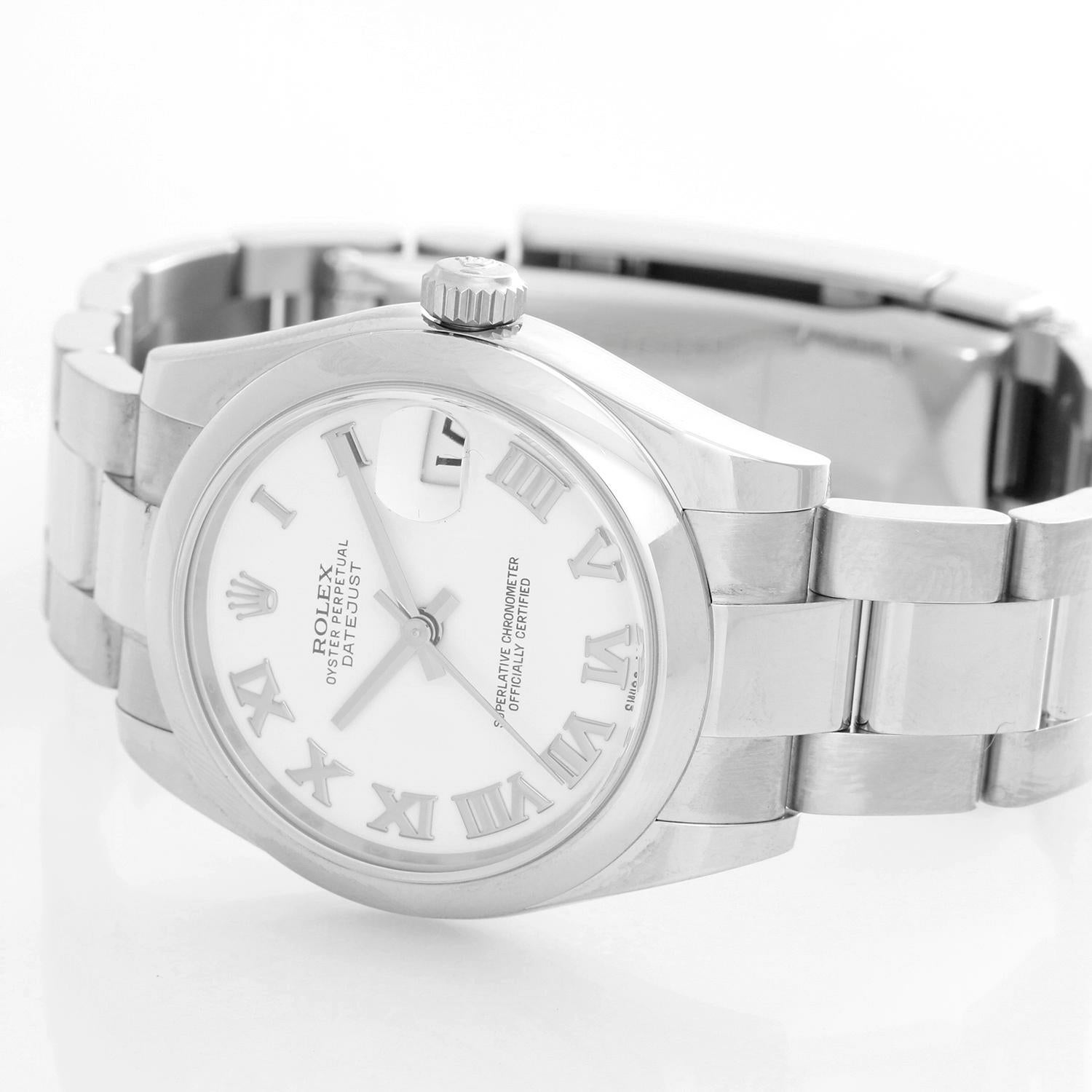 Rolex Datejust Midsize Men's or Ladies Steel Watch 178240 In Excellent Condition In Dallas, TX