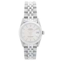 Rolex Datejust Midsize Men's or Ladies Steel Watch 68240, Automatic Winding, 29