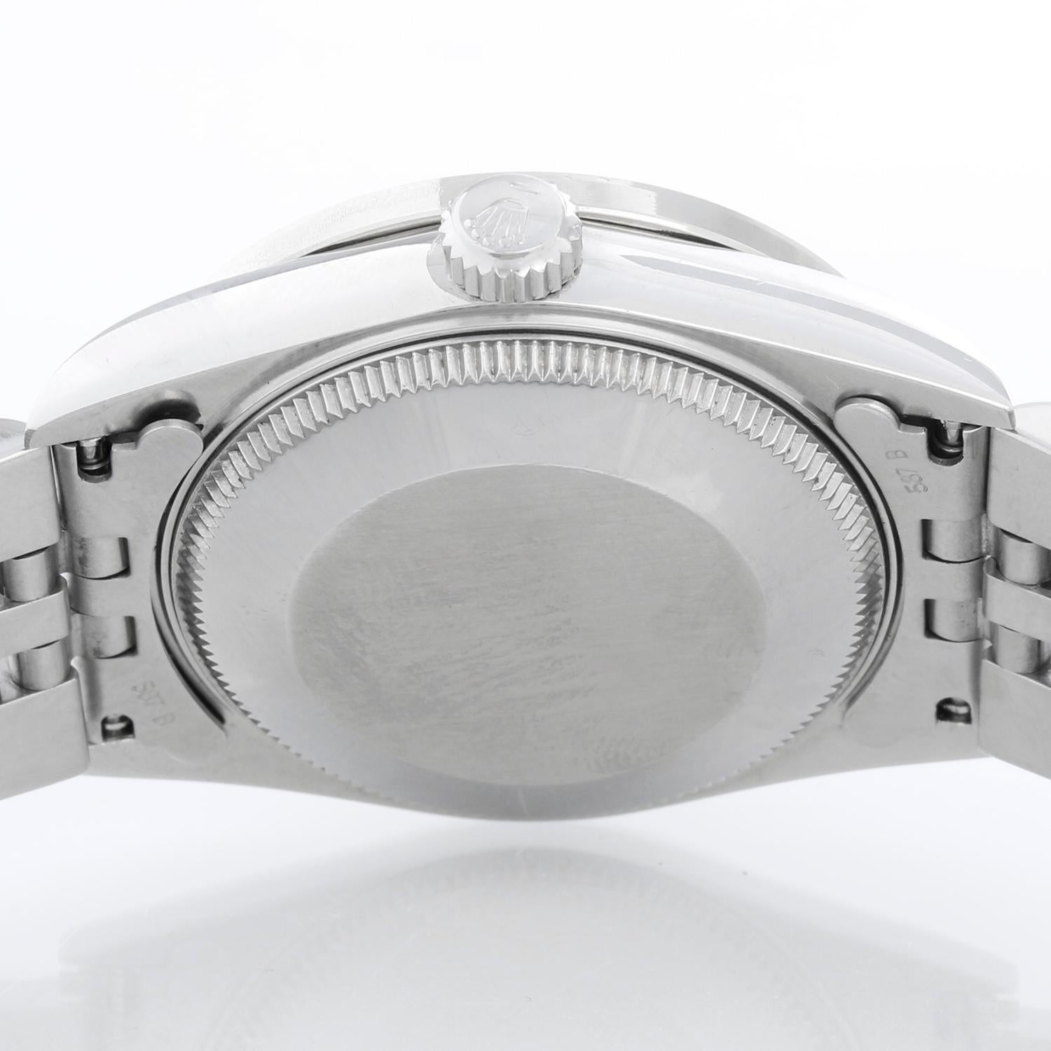 Rolex Datejust Midsize Men's or Ladies Steel Watch 68240 In Excellent Condition In Dallas, TX