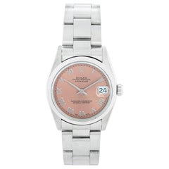 Vintage Rolex Datejust Midsize Men's or Ladies Steel Watch 68240