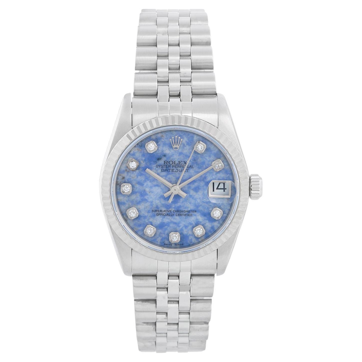 Rolex Datejust Midsize Men's or Ladies Steel Watch 178274 For Sale at 1stDibs rolex 178274
