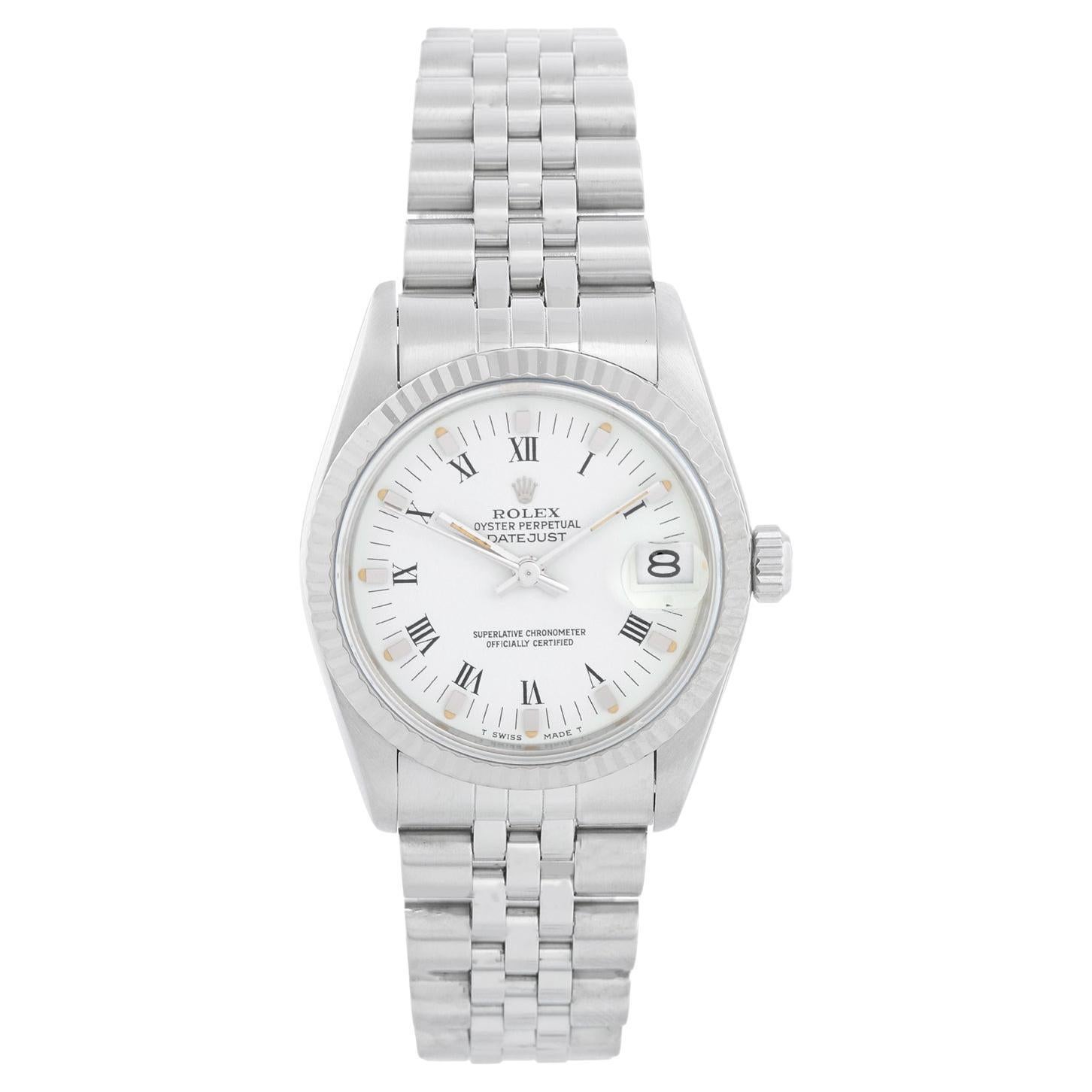 Rolex Datejust Midsize Men's or Ladies Steel Watch 68274 For Sale