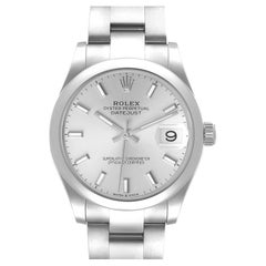 Rolex Datejust Midsize Silver Dial Steel Ladies Watch 278240 Unworn