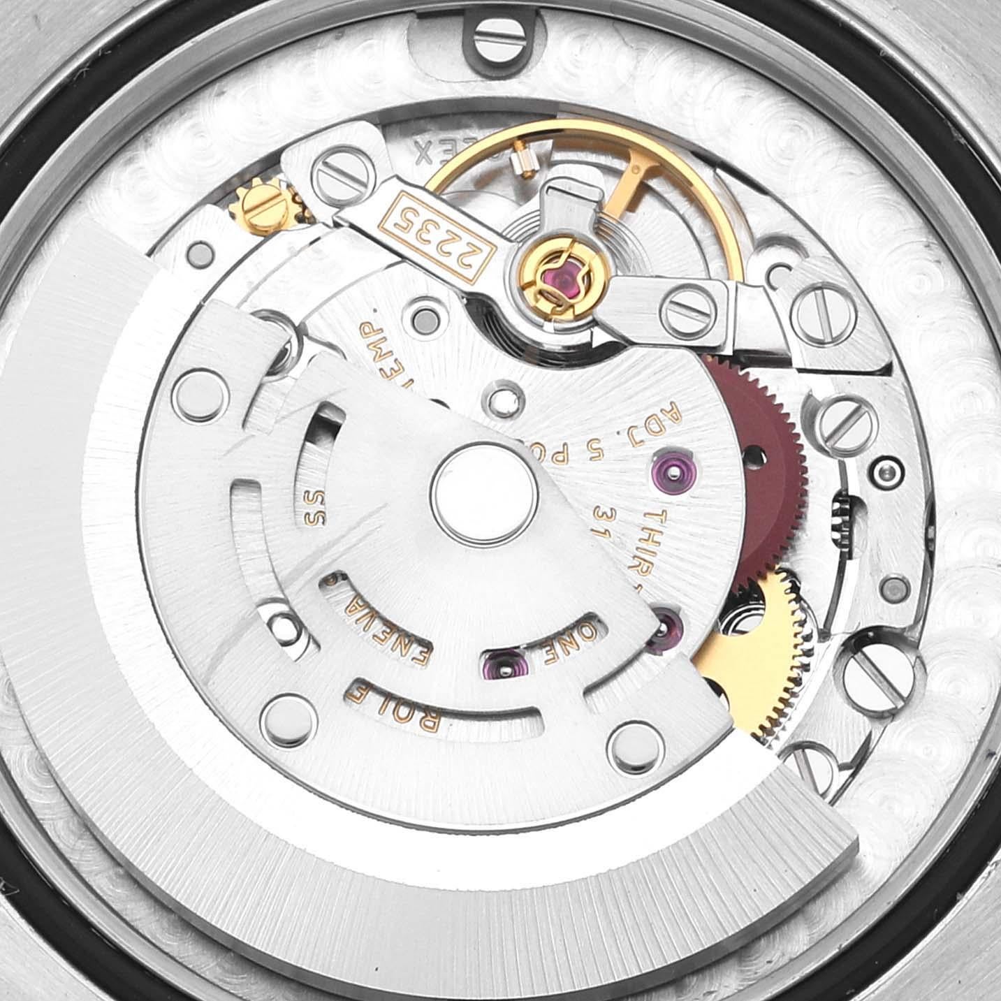 Rolex Montre Datejust Midsize en acier, or rose et diamants pour femmes 178341, carte de boîte en vente 3