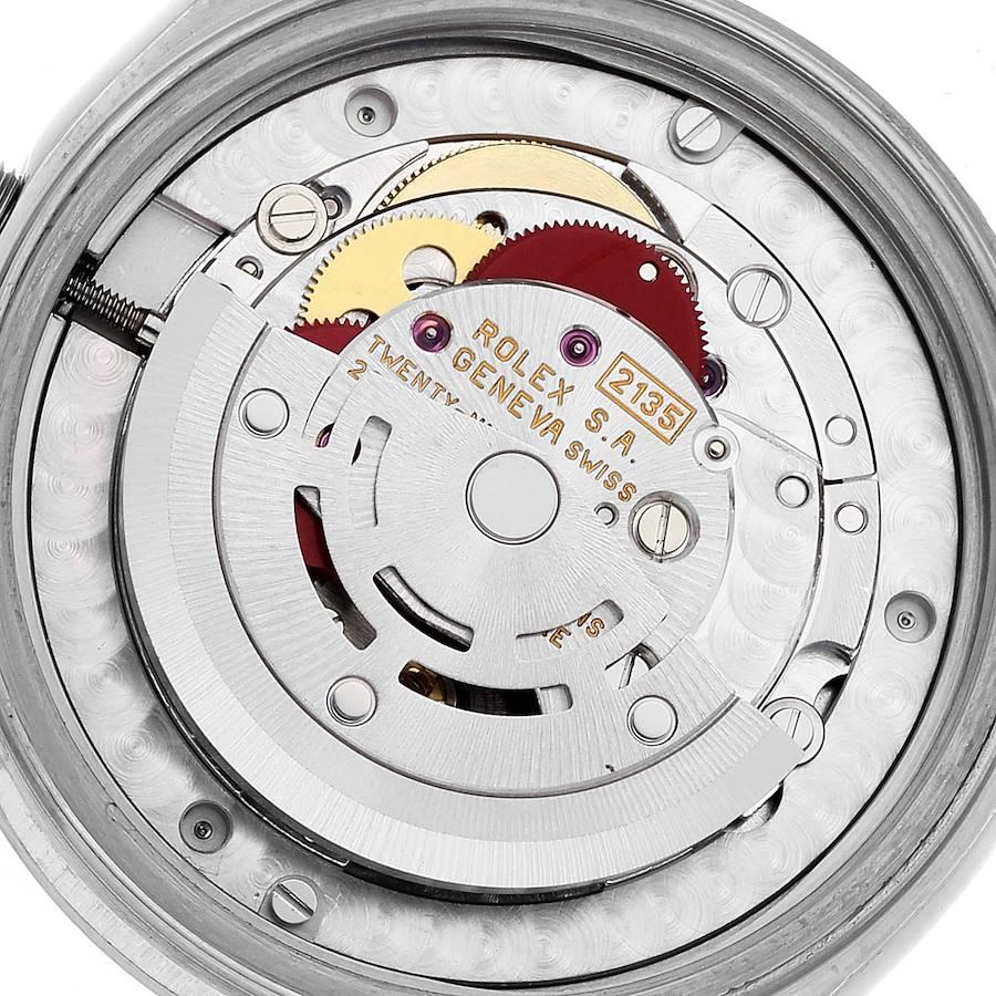 Rolex Datejust Damenuhr aus Stahl und Weißgold mit Diamant-Zifferblatt 68274 im Angebot 5