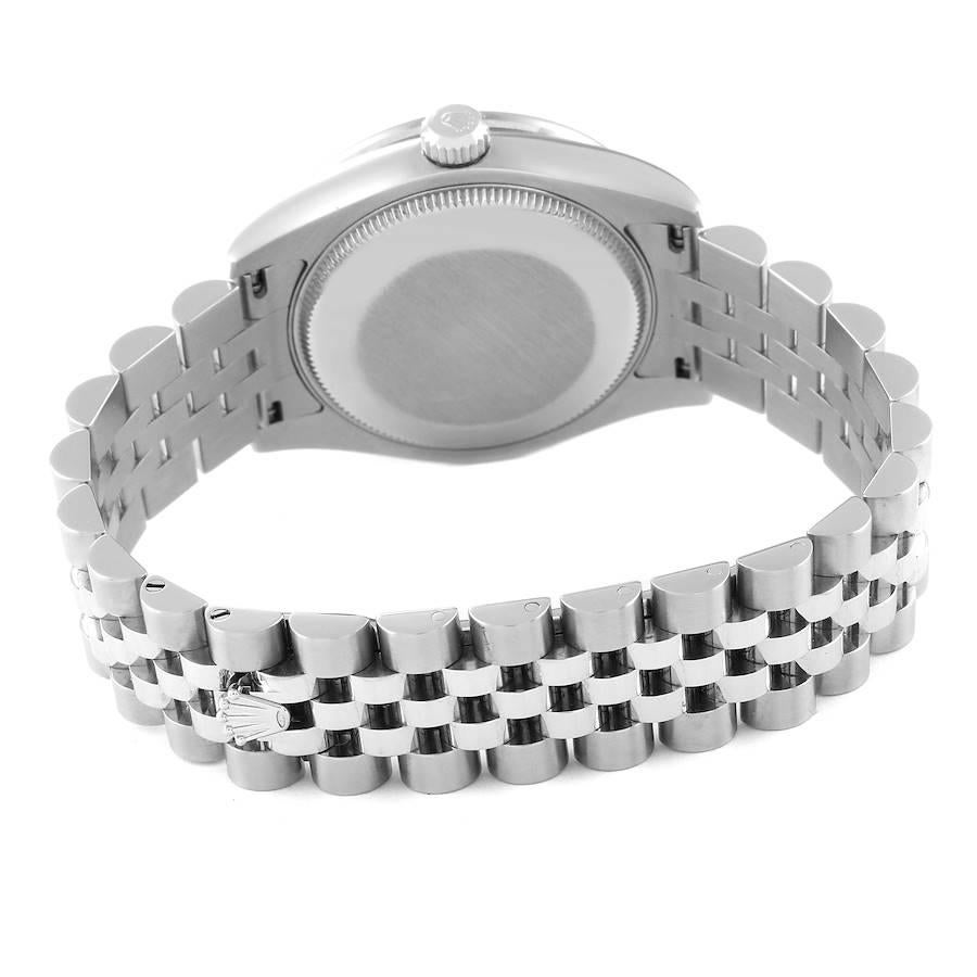 Rolex Datejust Midsize Steel White Gold Diamond Ladies Watch 178384 For Sale 5