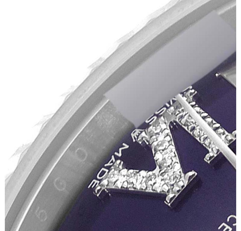 Rolex Datejust Midsize Steel White Gold Diamond Ladies Watch 278274 For Sale 2
