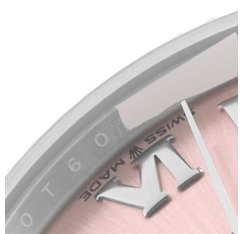 Rolex Datejust Midsize Acero Oro Blanco Esfera Rosa Reloj Señora 278274 Caja Tarjeta en Excelente Estado en Atlanta, GA