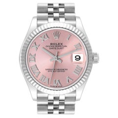 Rolex Datejust Midsize Acero Oro Blanco Esfera Rosa Reloj Señora 278274 Caja Tarjeta