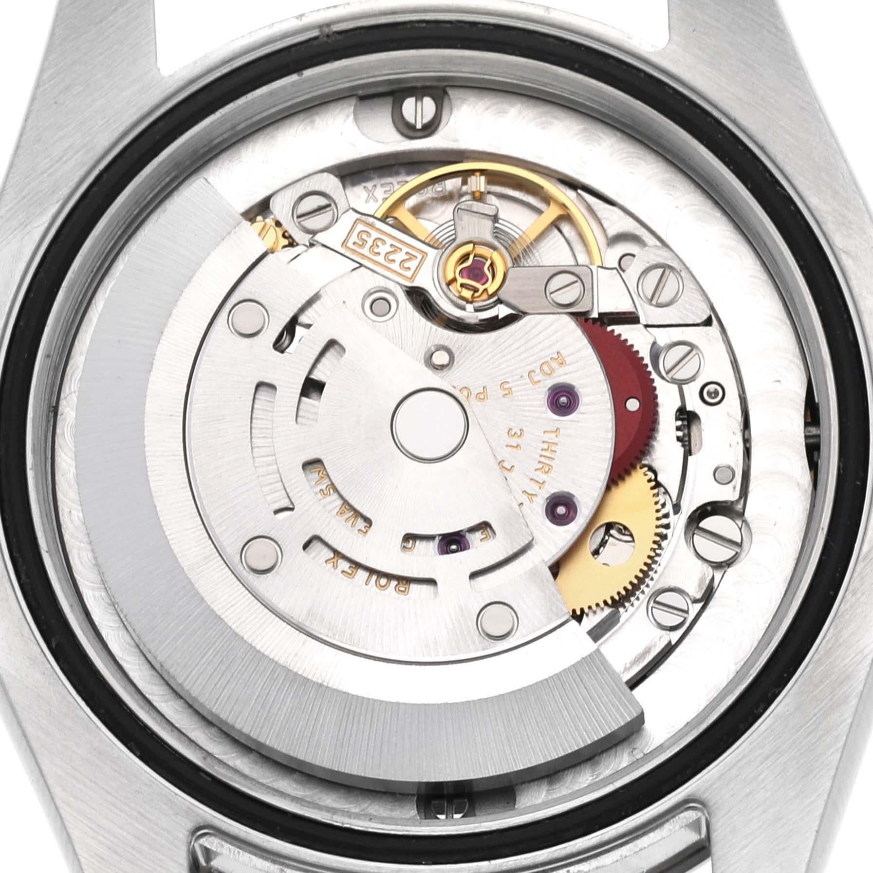 Rolex Datejust Midsize Steel White Gold Pink Diamond Dial Ladies Watch 178274 4