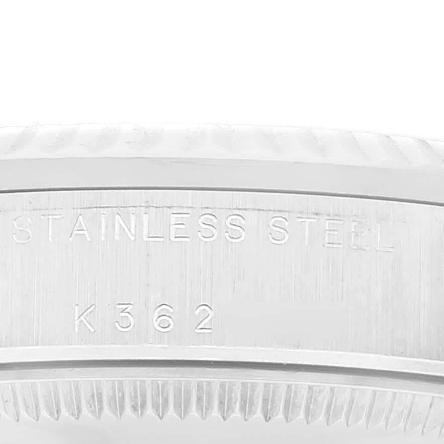 Rolex Datejust Midsize Steel White Gold Salmon Dial Watch 78274 Box Papers en vente 3