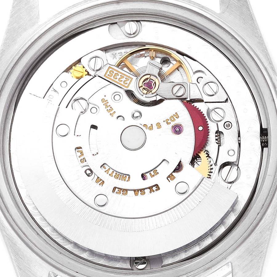 Rolex Datejust Midsize Steel White Gold Salmon Dial Watch 78274 Box Papers en vente 4