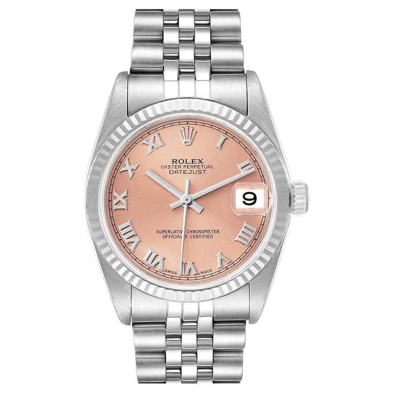 Rolex Midsize Stainless Steel Datejust Blue Dial Watch 78274 For Sale ...