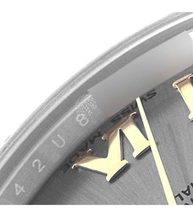 Rolex Datejust Midsize Steel Yellow Gold Diamond Bezel Watch 178343 1
