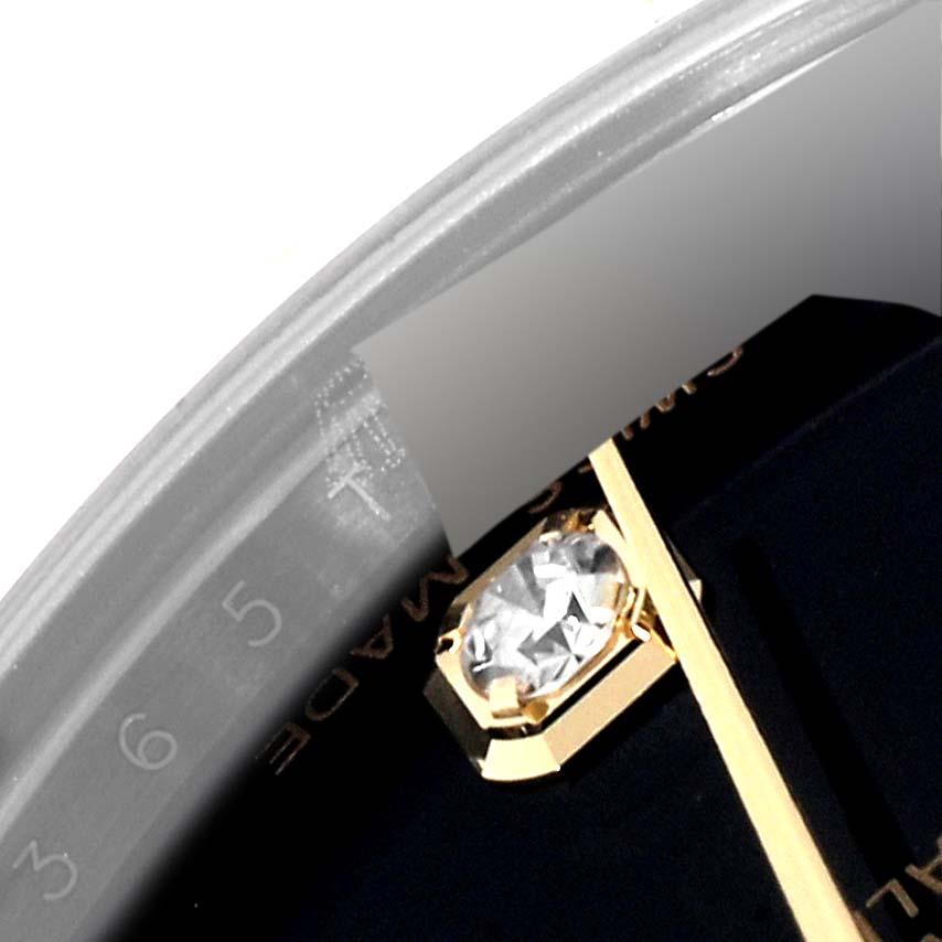 Rolex Datejust Midsize Steel Yellow Gold Diamond Ladies Watch 178343 Box Card 2