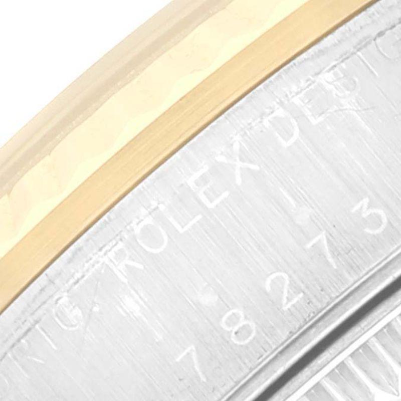 Rolex Datejust Midsize Steel Yellow Gold Diamond Ladies Watch 78273 2
