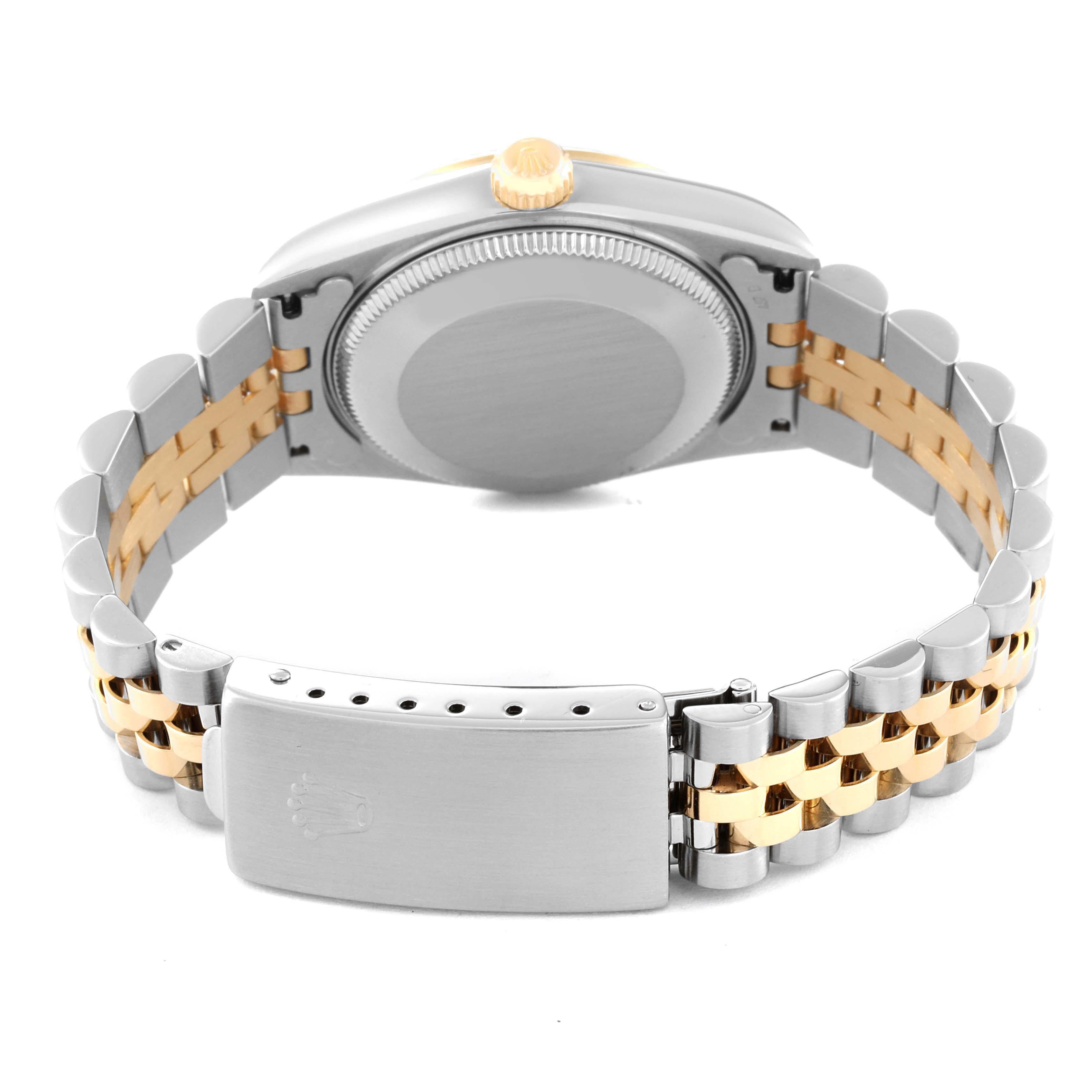 Rolex Datejust Midsize Steel Yellow Gold Diamond Ladies Watch 78273 4