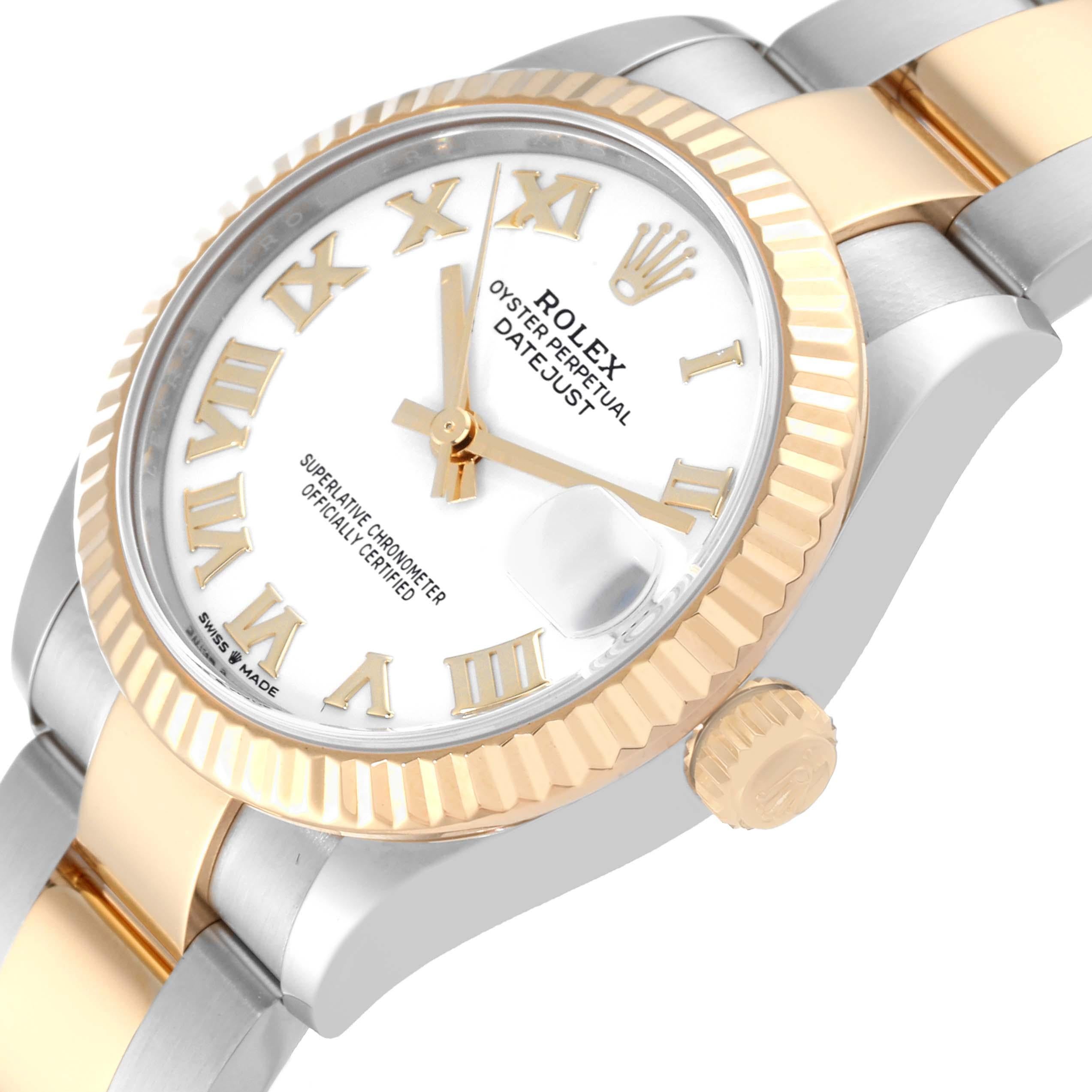 Rolex Datejust Midsize Steel Yellow Gold Ladies Watch 278273 Box Card For Sale 1
