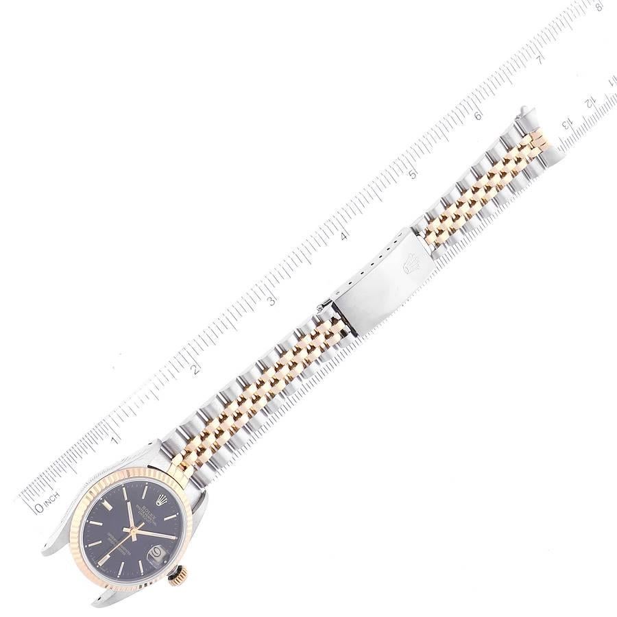 Rolex Datejust Midsize Steel Yellow Gold Ladies Watch 68273 Box Papers 5
