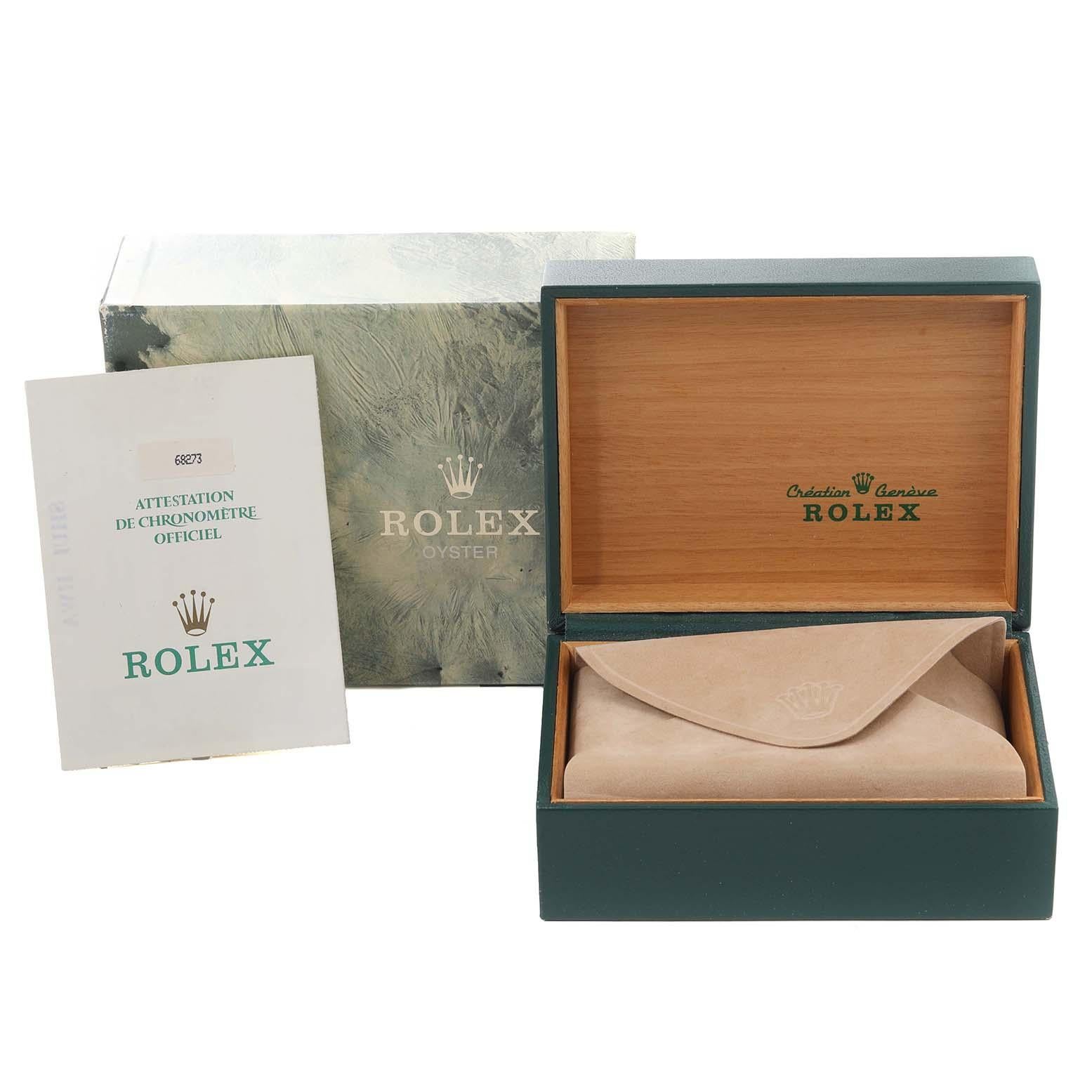 Rolex Datejust Midsize Steel Yellow Gold Ladies Watch 68273 Box Papers 8