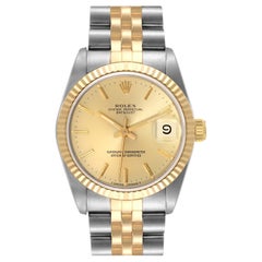 Rolex Datejust Midsize Steel Yellow Gold Ladies Watch 68273